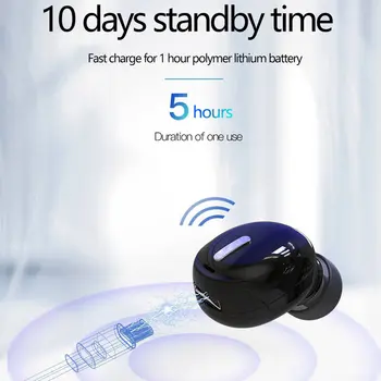 Peakomplekti Mini-Kõrva Traadita 5.0 Kõrvaklapid HiFi Mic Sport Earbuds Vabakäeseadme, Kõrvaklappide Jaoks Huawei Iphone