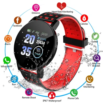Uus Smart Watch Mehed 119Plus Fitness Vaadata Naiste Smartwatch Veekindel Smart Kellad Magic Band Android, IOS Montre Intelligente