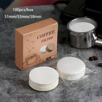 51/53/58mm Kohvi filterpaber Kohvimasin Käepideme Eriline Vee Eraldamine Filter Tarvikud Teisese filterpaber Cof Q0E4