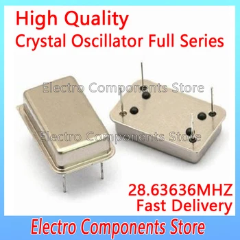 2TK 28.63636 MHz kvartsostsillaatori Arvasin Auk Aktiivne Kristall 28.63636 M OSC DIP-4 Kandiline Kell Vibratsioon Full Size 4Pin